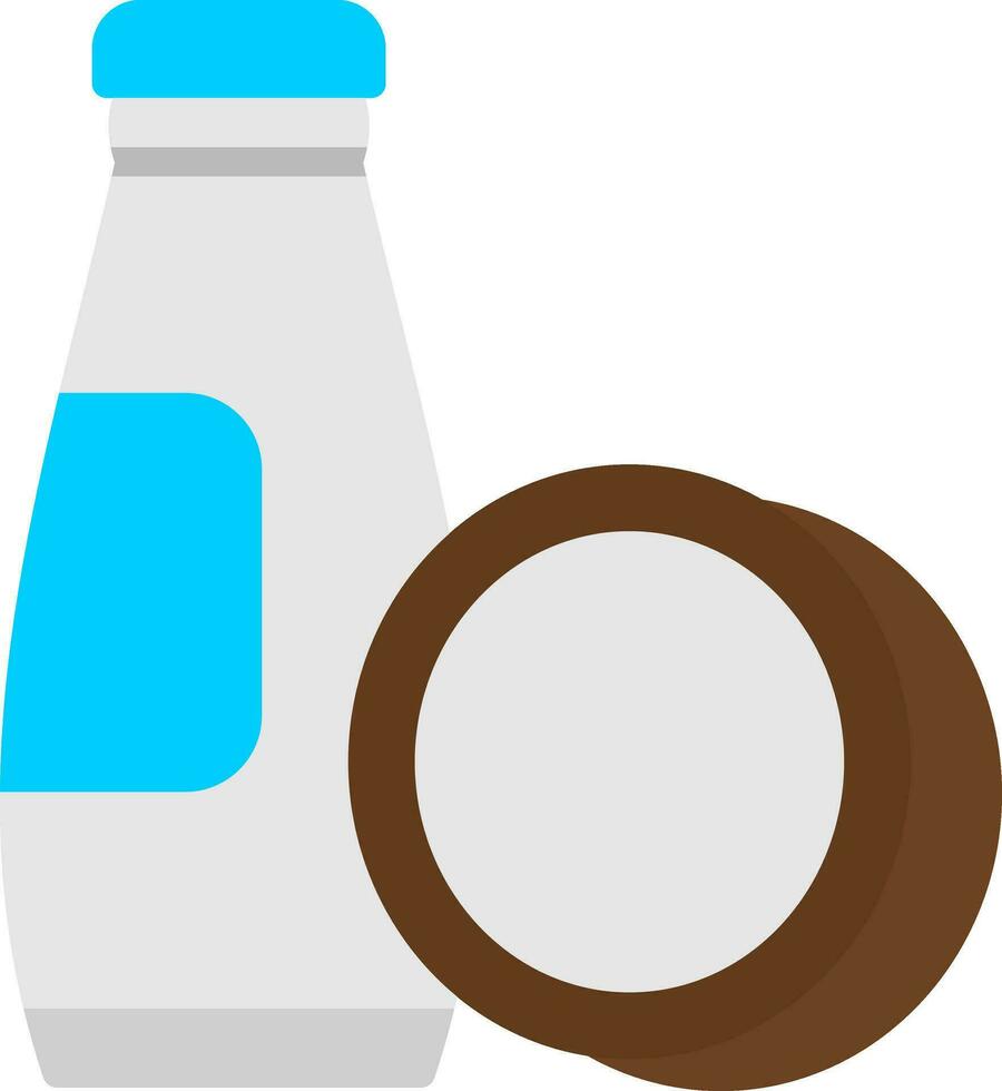 kokos mjölk vektor ikon design