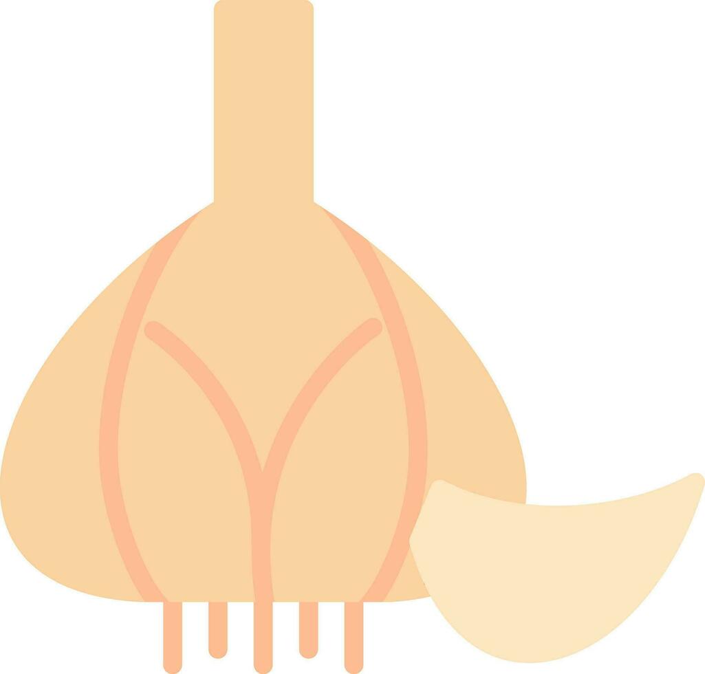 Knoblauch-Vektor-Icon-Design vektor