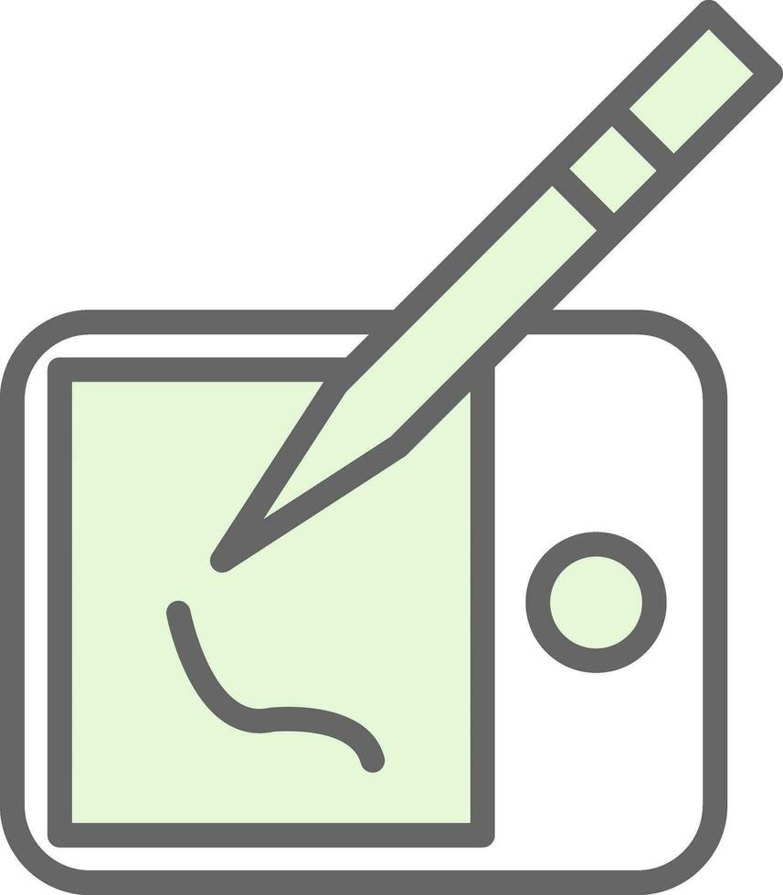 Zeichnung Tablette Vektor Symbol Design