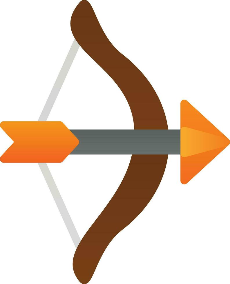 Bogenschützen-Vektor-Icon-Design vektor