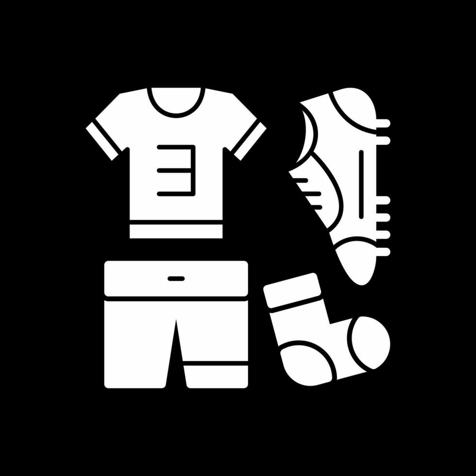 Fußball Uniform Vektor Symbol Design