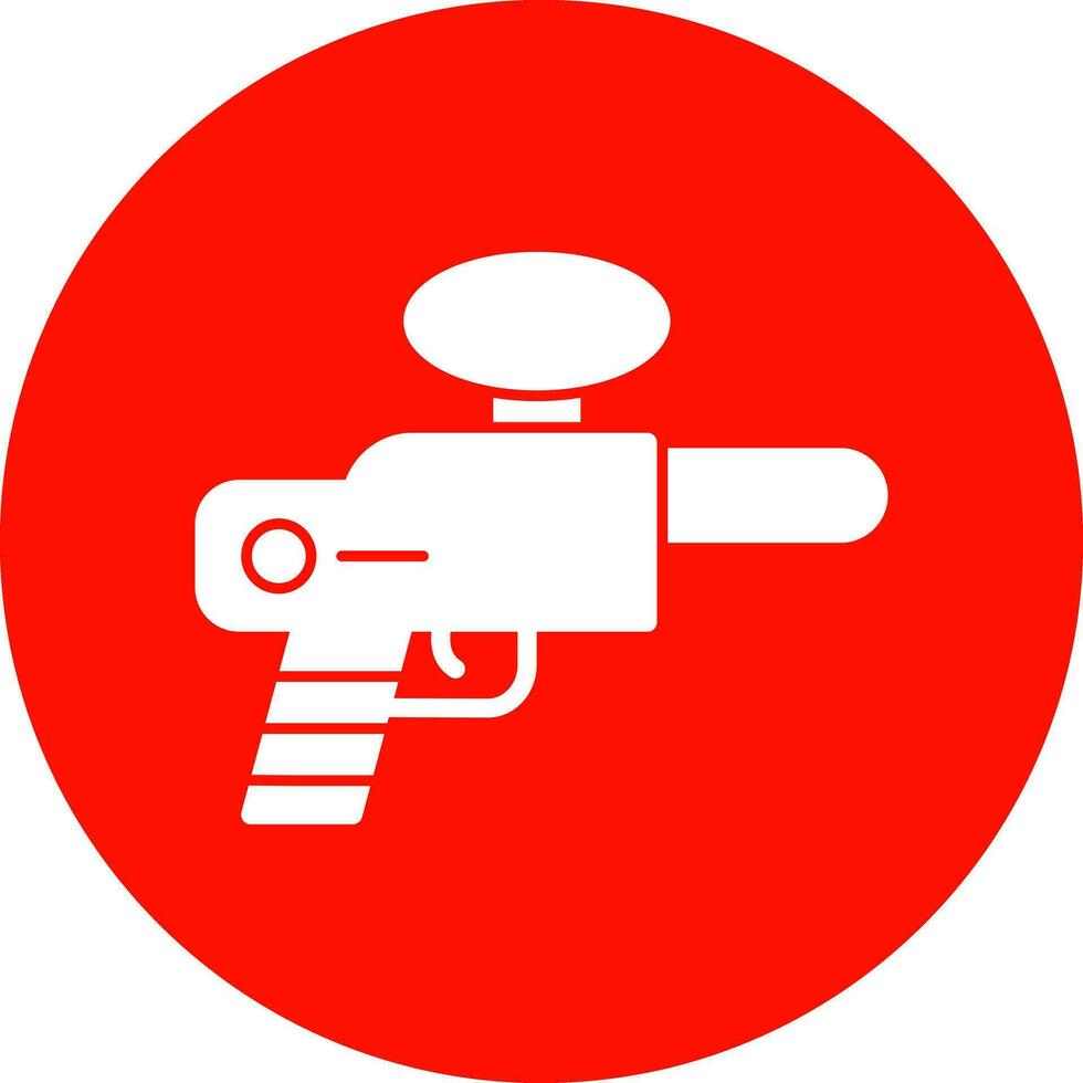 Paintball-Vektor-Icon-Design vektor