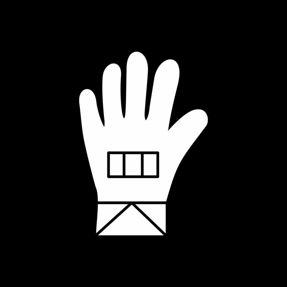 Handschuh-Vektor-Icon-Design vektor