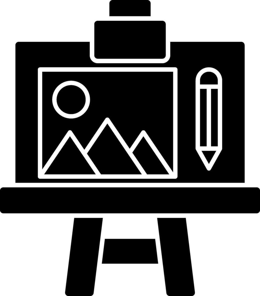 Leinwand-Vektor-Icon-Design vektor