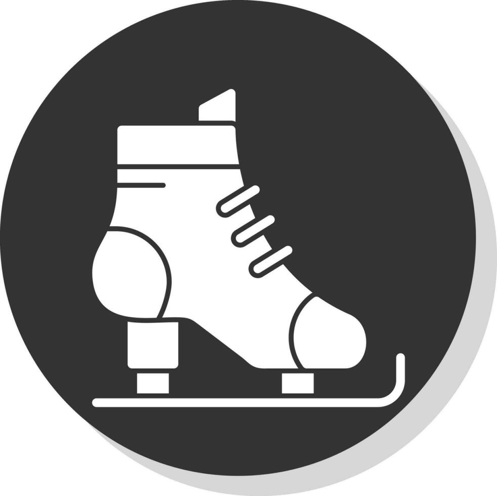 Eis Rollschuhe Vektor Symbol Design