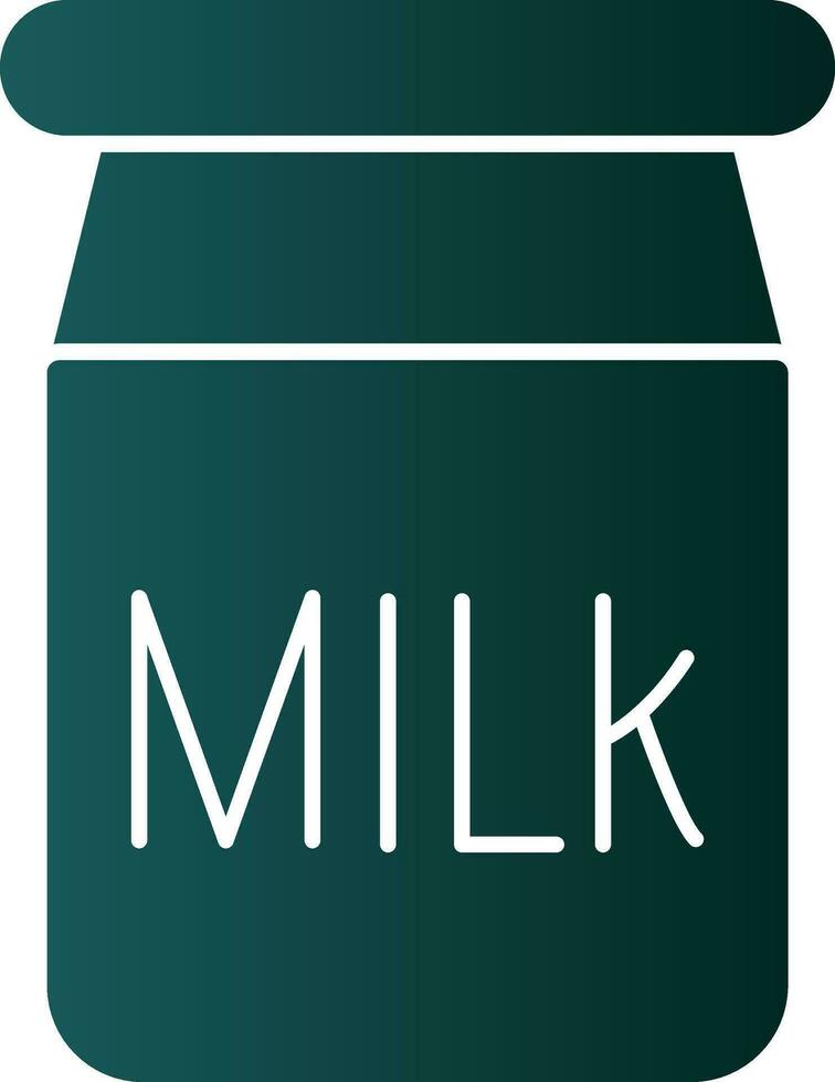 Milch-Vektor-Icon-Design vektor