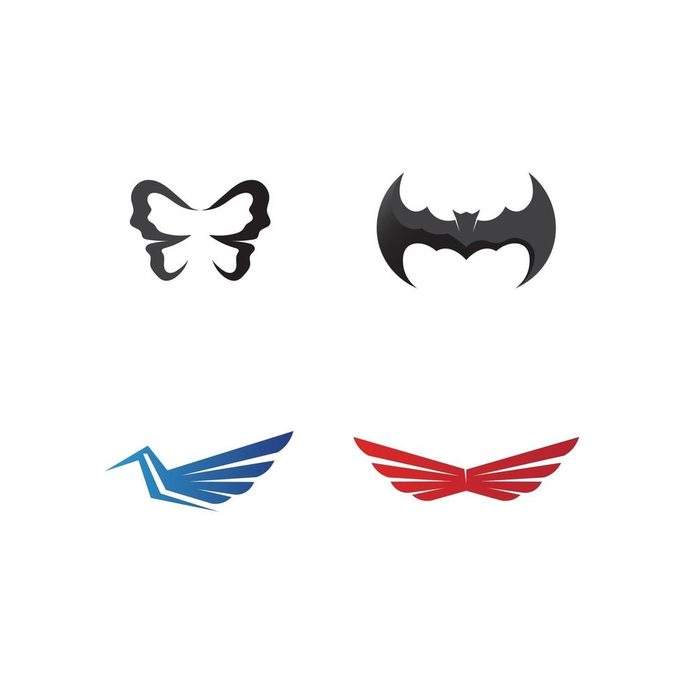 Falcon Wings Logo Vorlage Vektor Icon Logo Design App