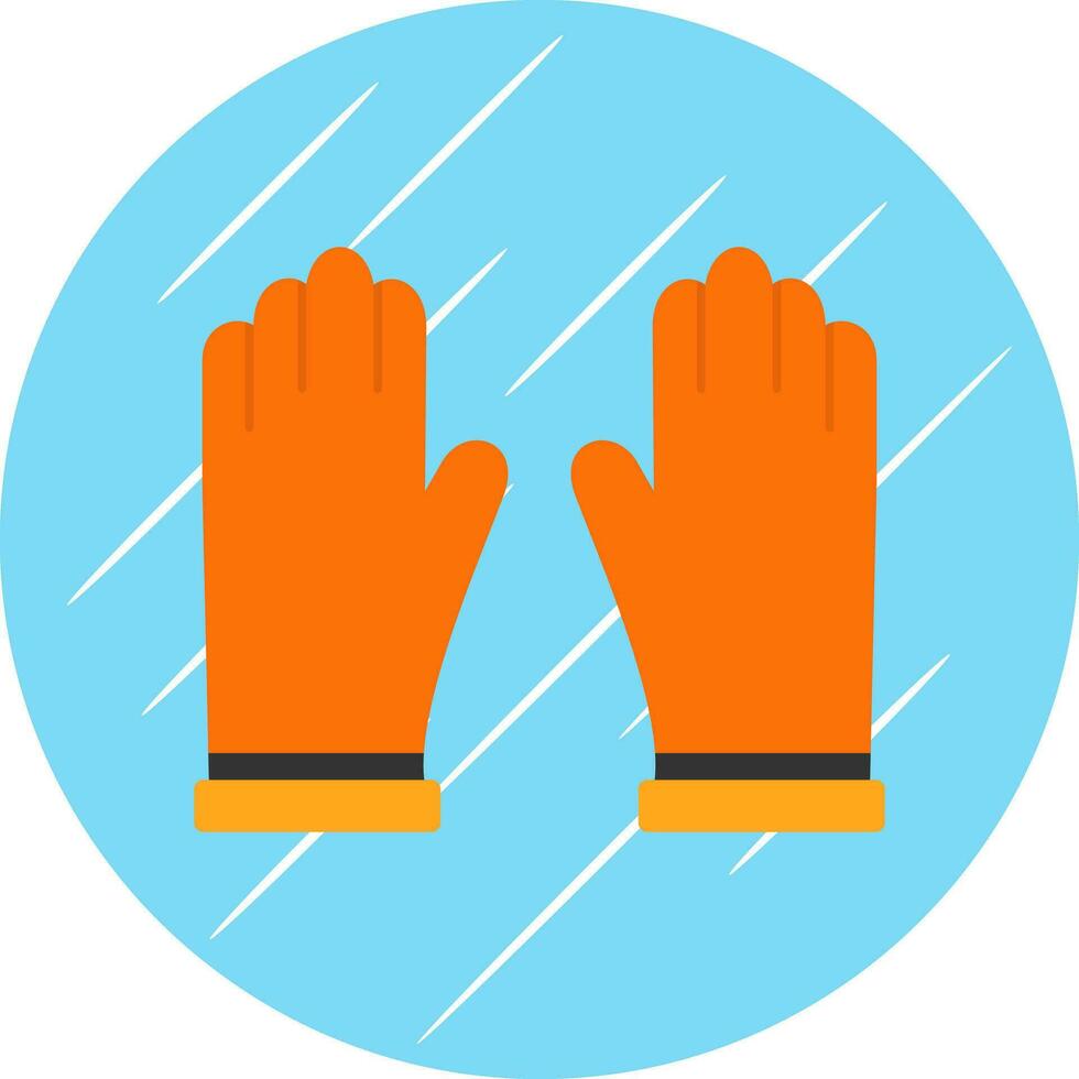 Handschuhe-Vektor-Icon-Design vektor