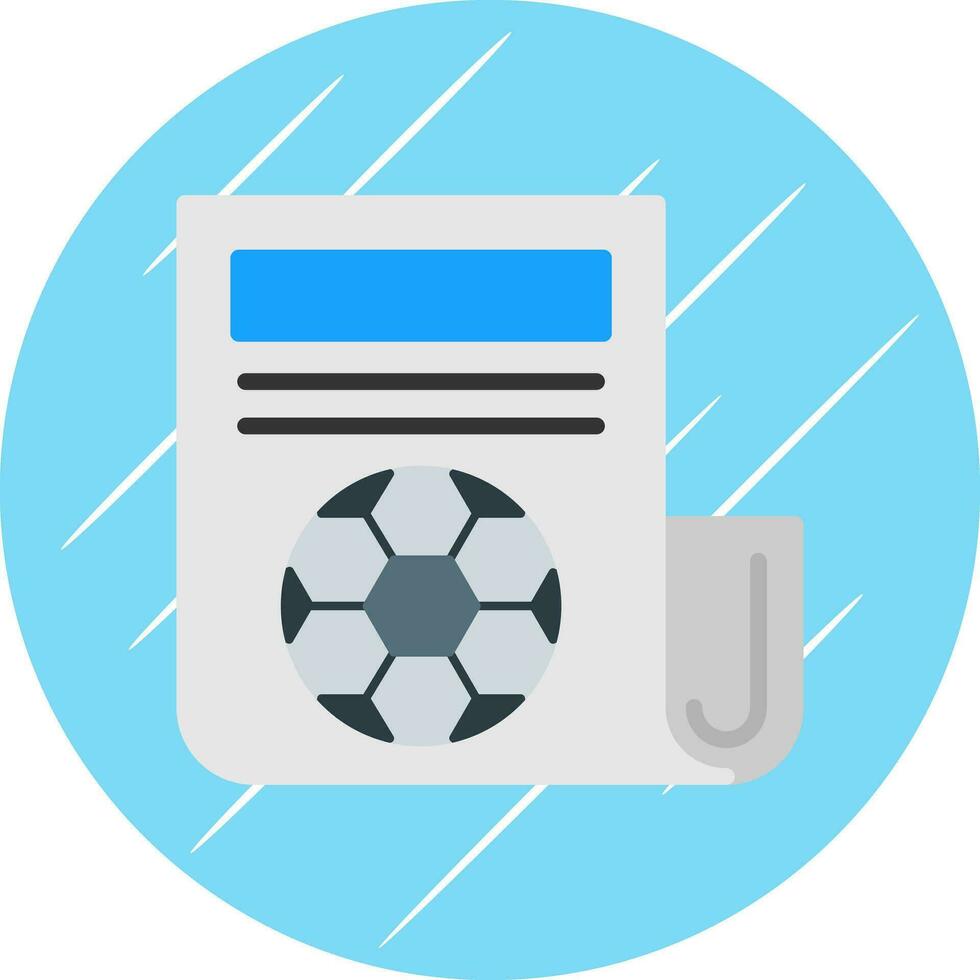 Zeitungsvektor-Icon-Design vektor