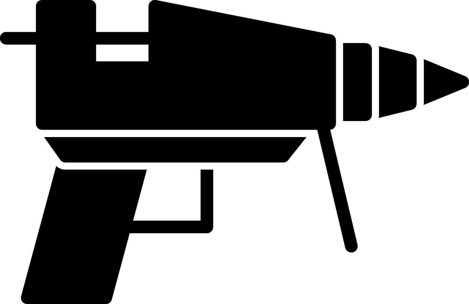 kleben Gewehr Vektor Symbol Design