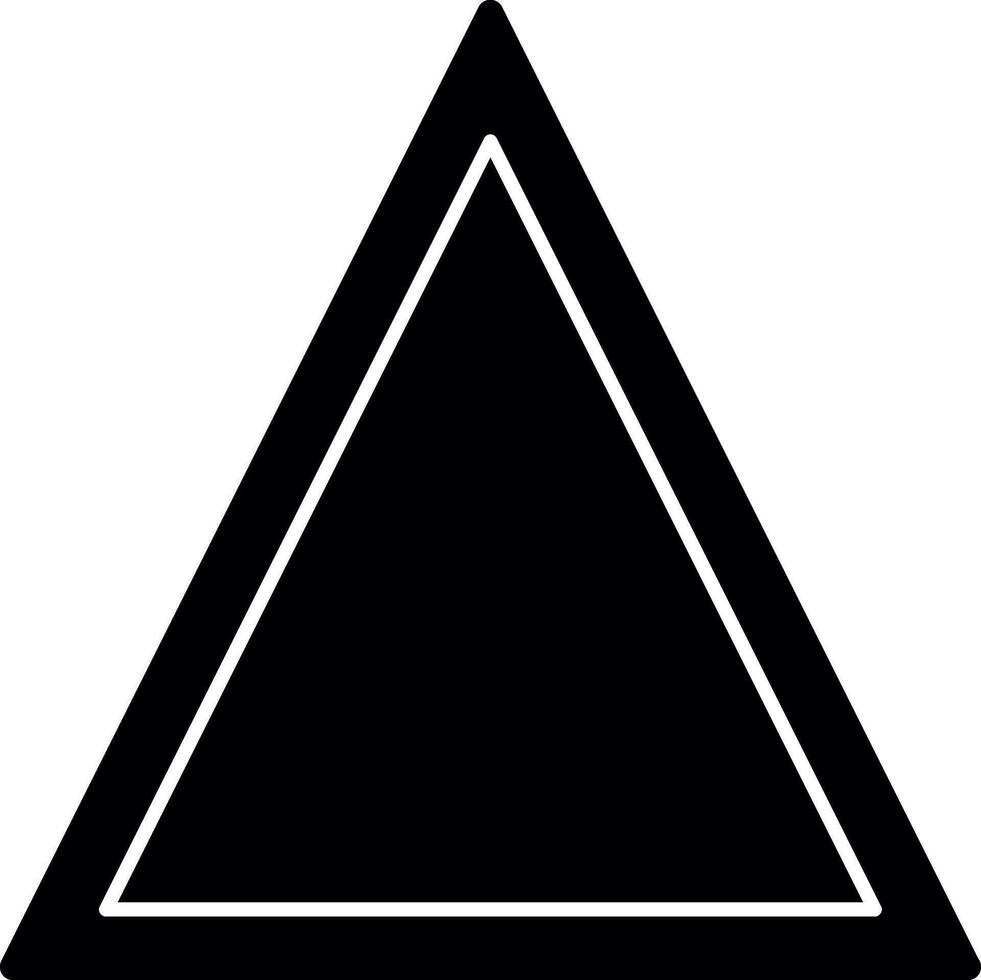 Dreieck-Vektor-Icon-Design vektor