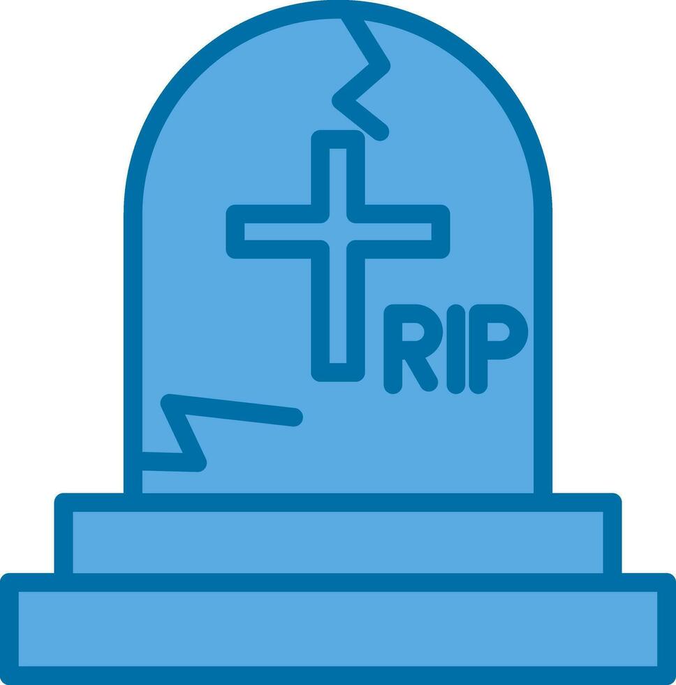 Friedhof-Vektor-Icon-Design vektor