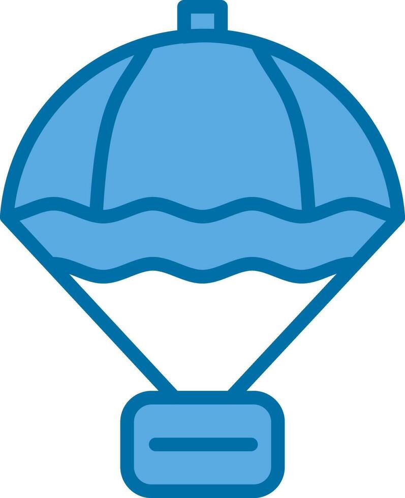 Fallschirm-Vektor-Icon-Design vektor