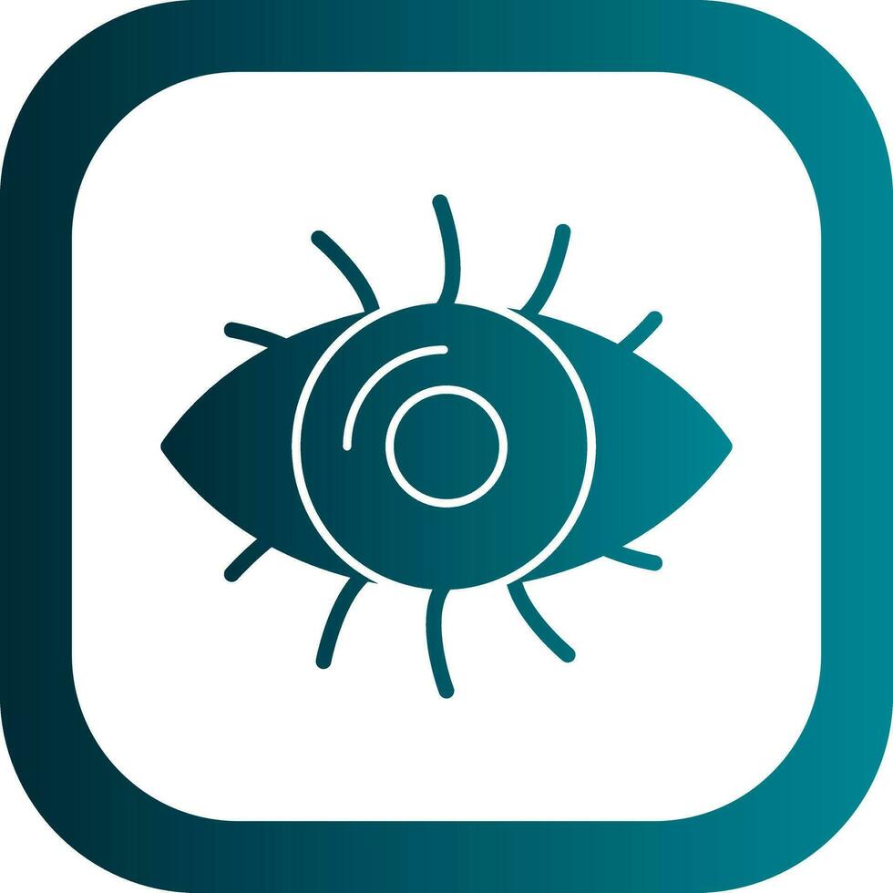 Auge-Vektor-Icon-Design vektor