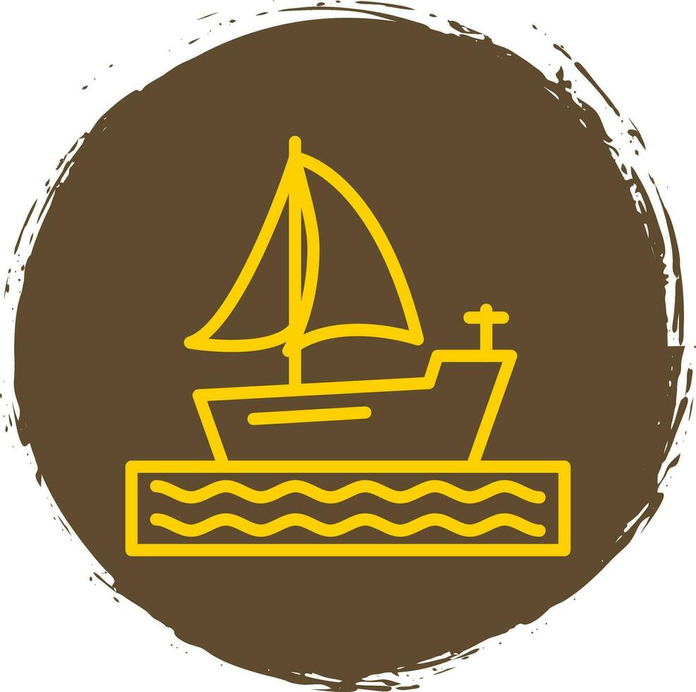 Boot-Vektor-Icon-Design vektor