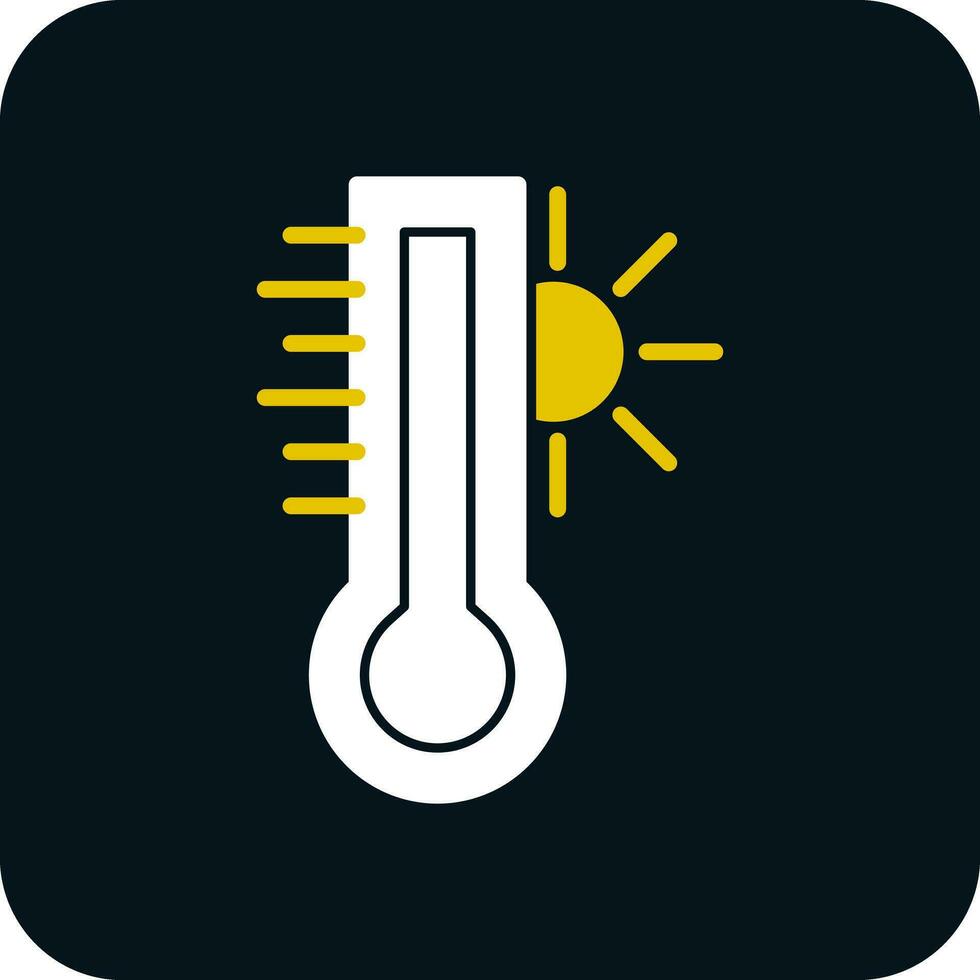 heiß Temperatur Vektor Symbol Design