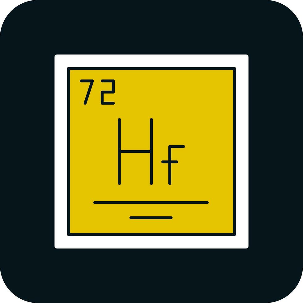 Hafnium Vektor Symbol Design