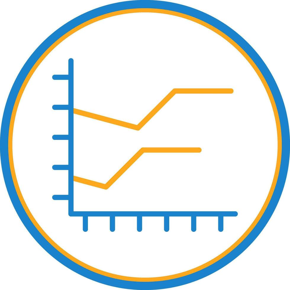 Diagramm-Vektor-Icon-Design vektor