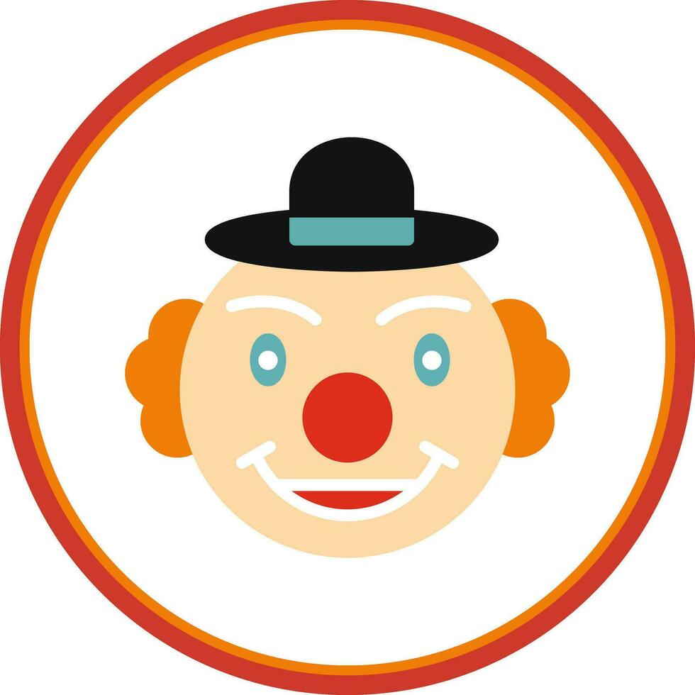 Clown-Vektor-Icon-Design vektor