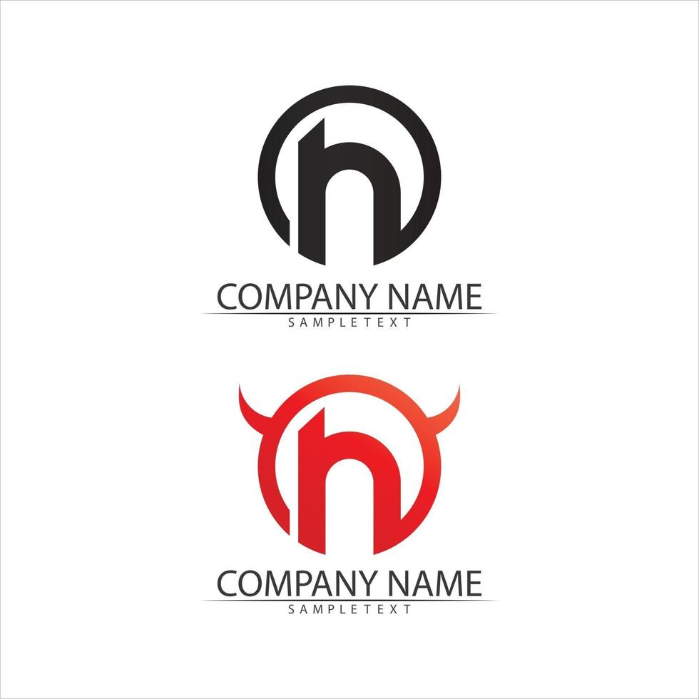 n brev logotyp mall teckensnitt logotyp för företag vektor