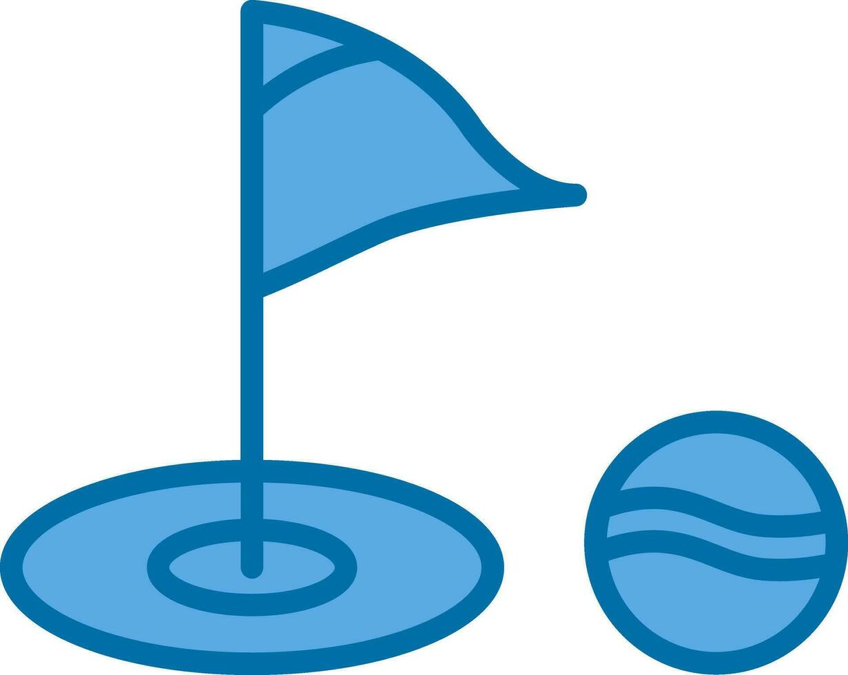 Golf-Vektor-Icon-Design vektor