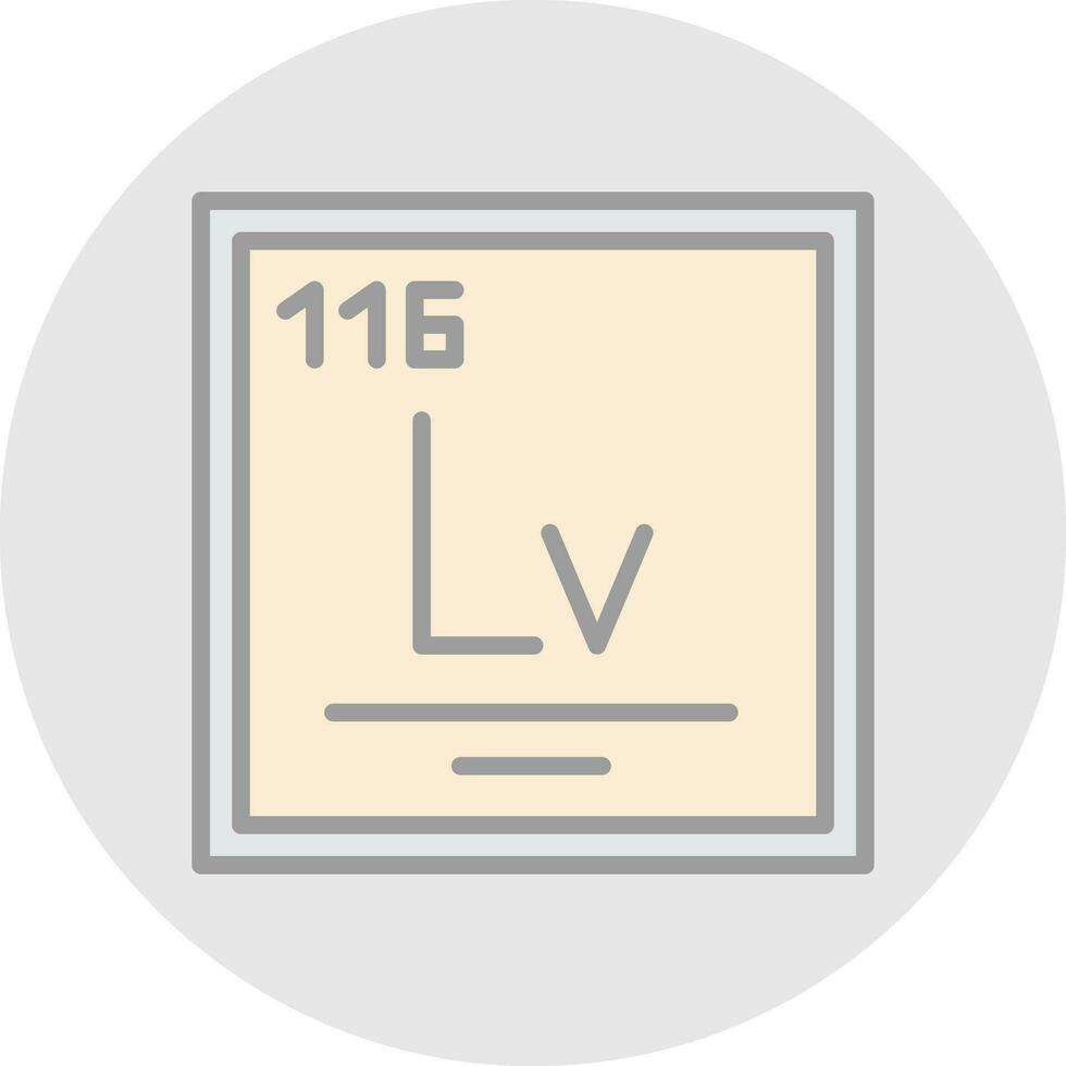 Livermorium Vektor Symbol Design