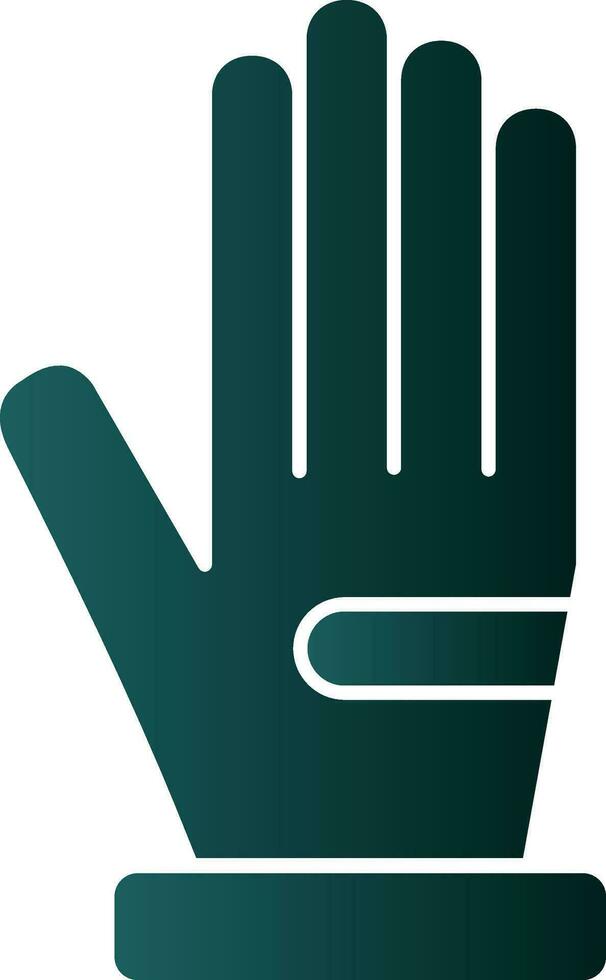 Handschuh-Vektor-Icon-Design vektor