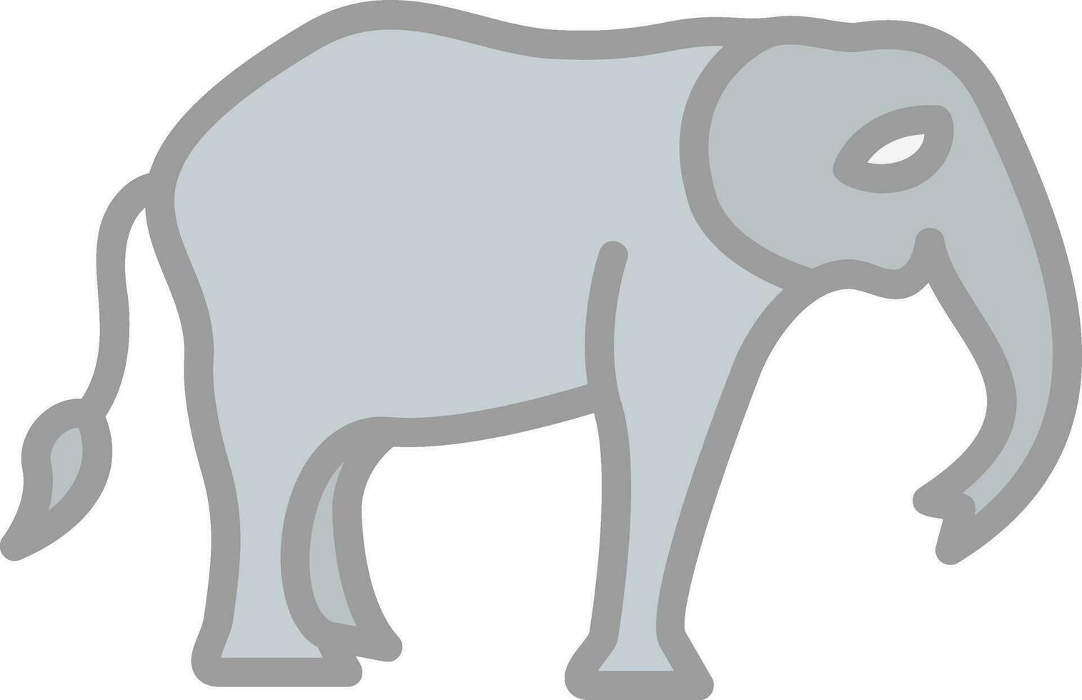 Elefant-Vektor-Icon-Design vektor