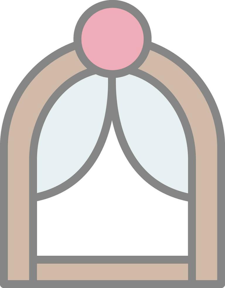Arch-Vektor-Icon-Design vektor