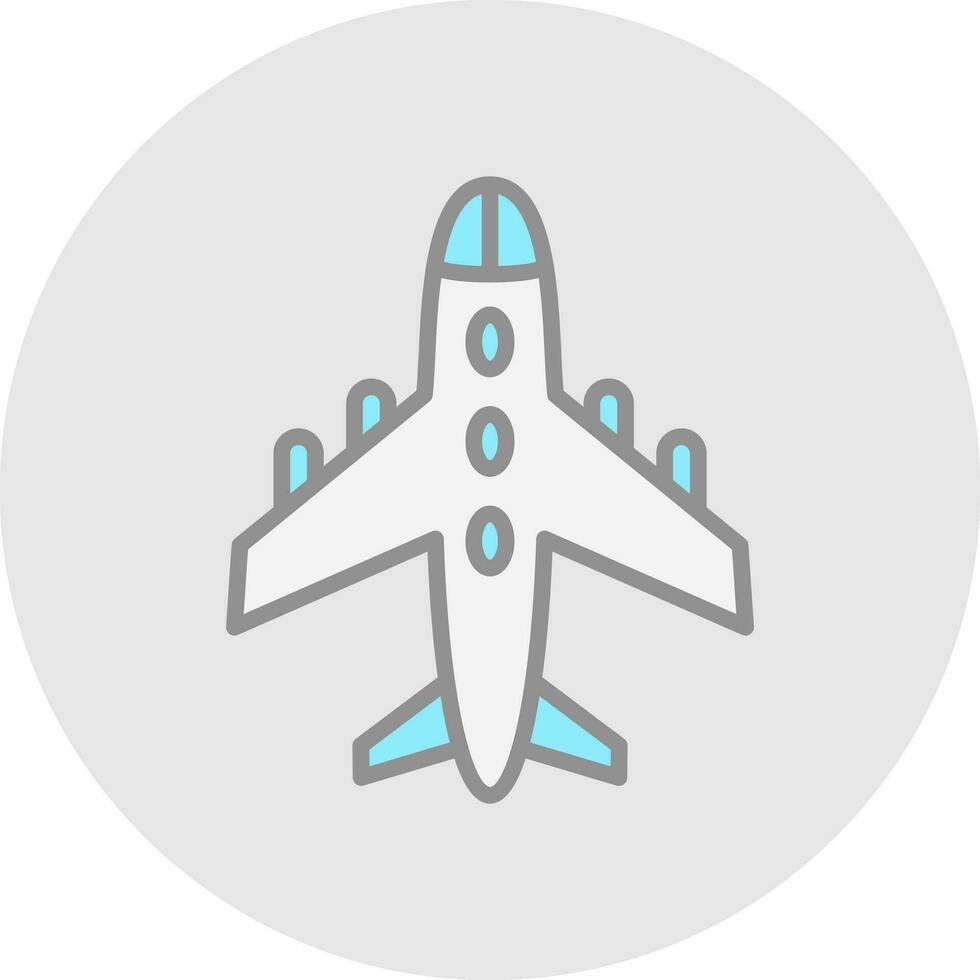 Flugzeug-Vektor-Icon-Design vektor