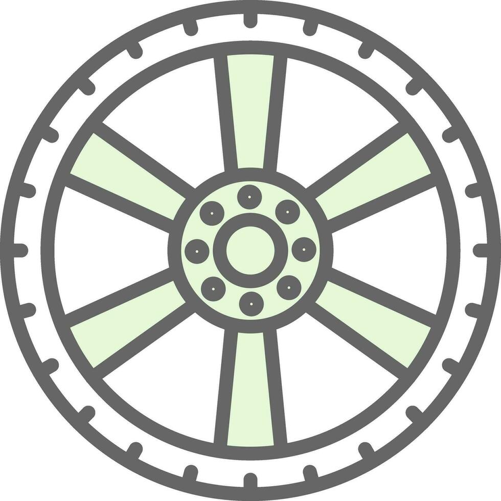 Legierung Rad Vektor Symbol Design