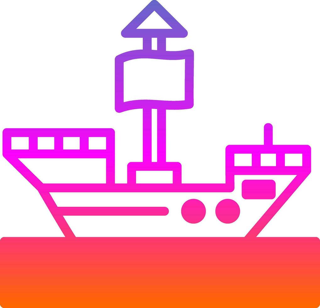 Pirat Schiff Vektor Symbol Design