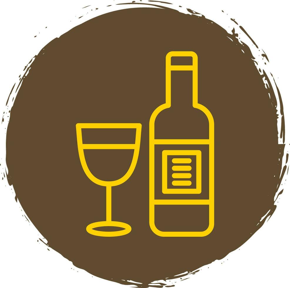 Wein-Vektor-Icon-Design vektor