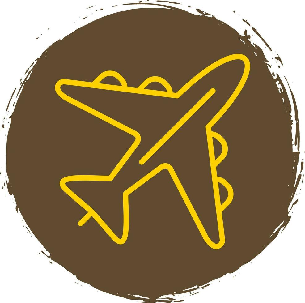 Flugzeug-Vektor-Icon-Design vektor