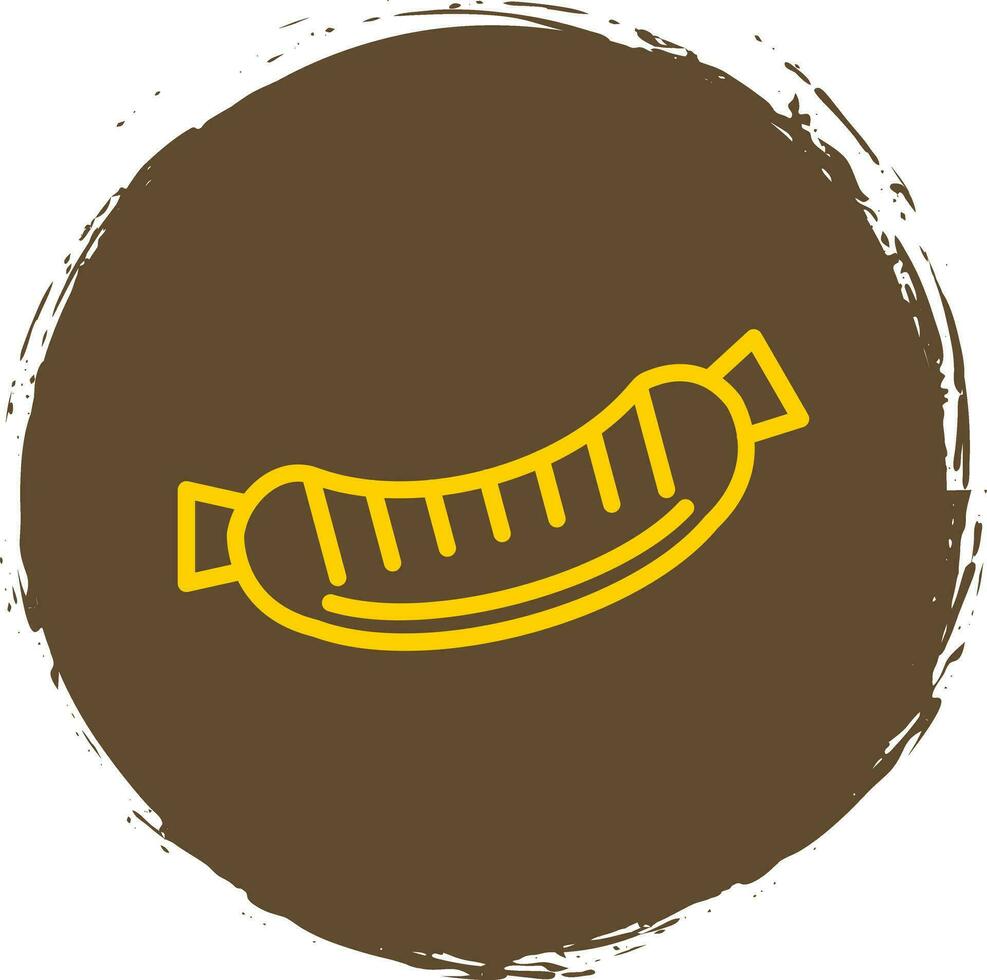 Wurst-Vektor-Icon-Design vektor