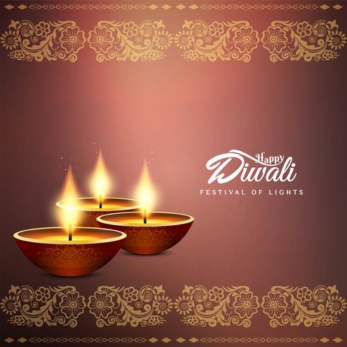 Abstrakt Happy Diwali festival bakgrund vektor