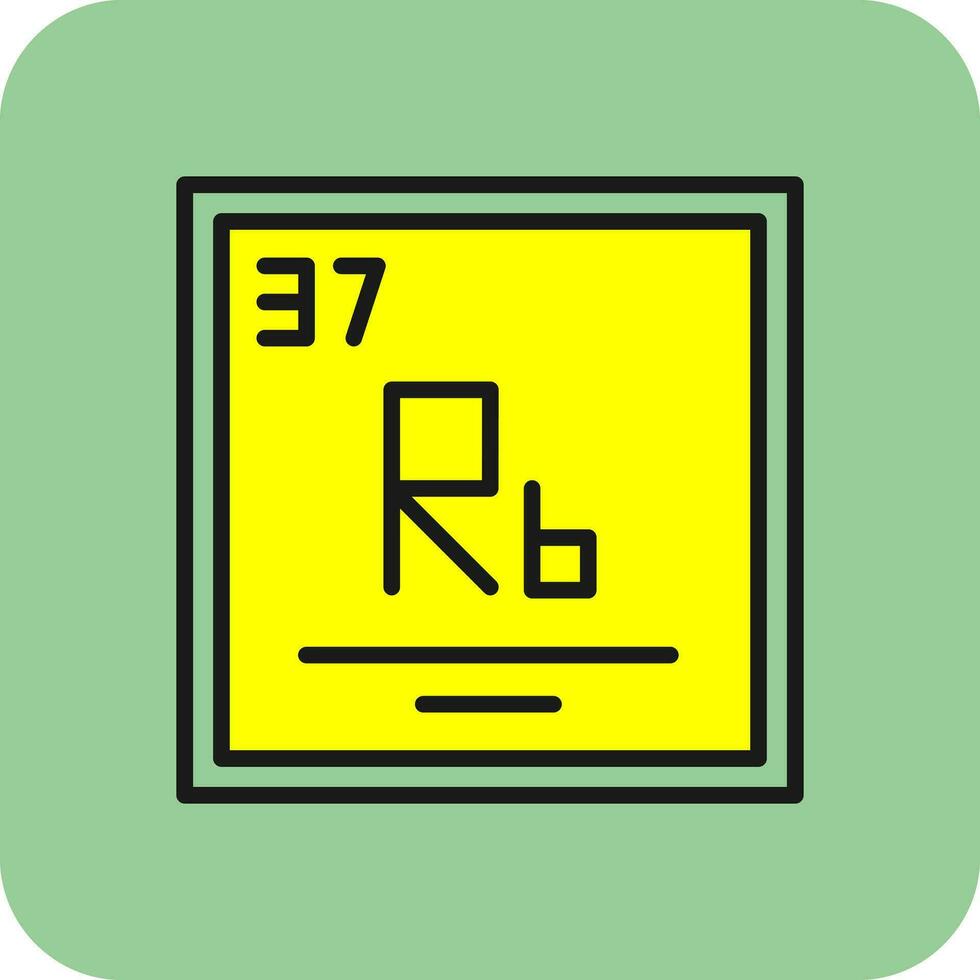 Rubidium Vektor Symbol Design