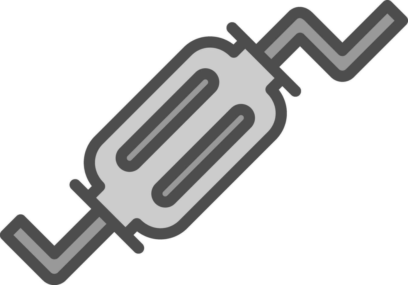 Auspuff Rohr Vektor Symbol Design