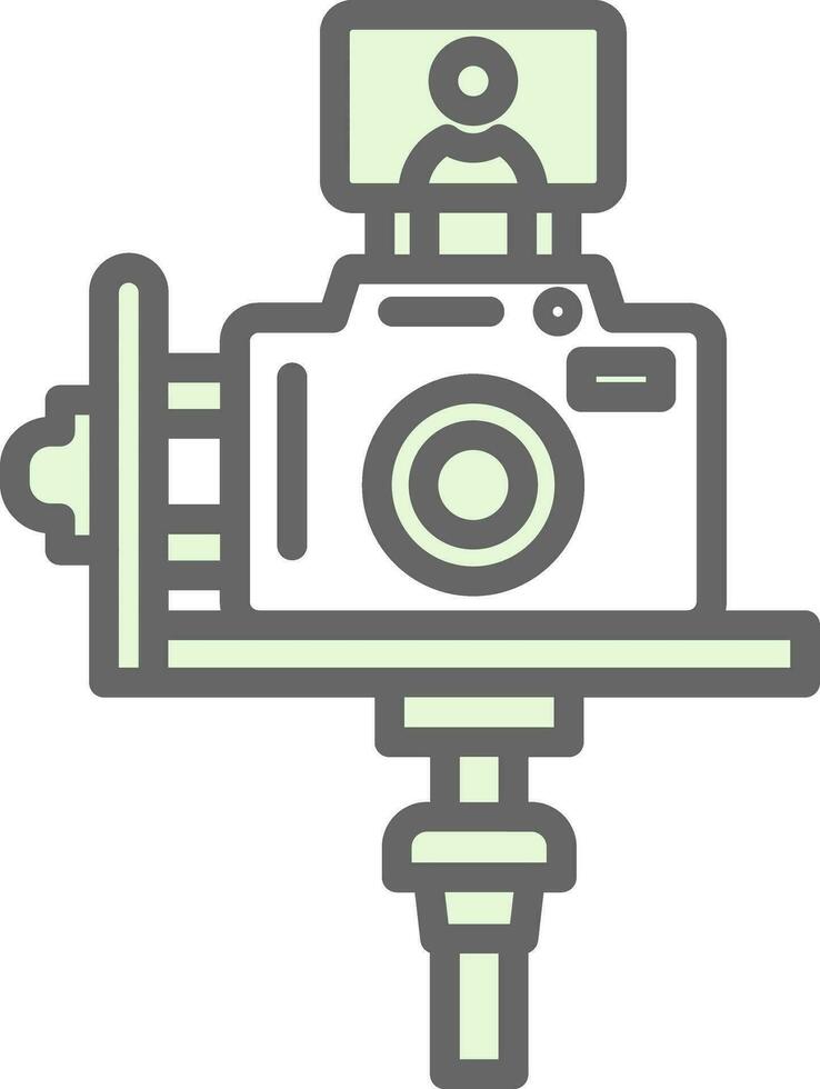 Vlogger-Vektor-Icon-Design vektor