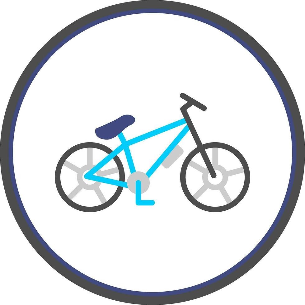 Mountainbike-Vektor-Icon-Design vektor