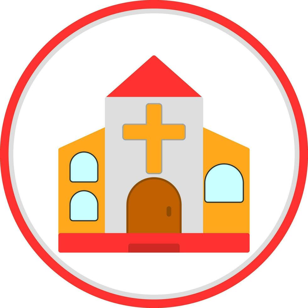 Kirche-Vektor-Icon-Design vektor