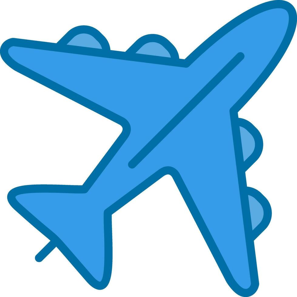 Flugzeug-Vektor-Icon-Design vektor