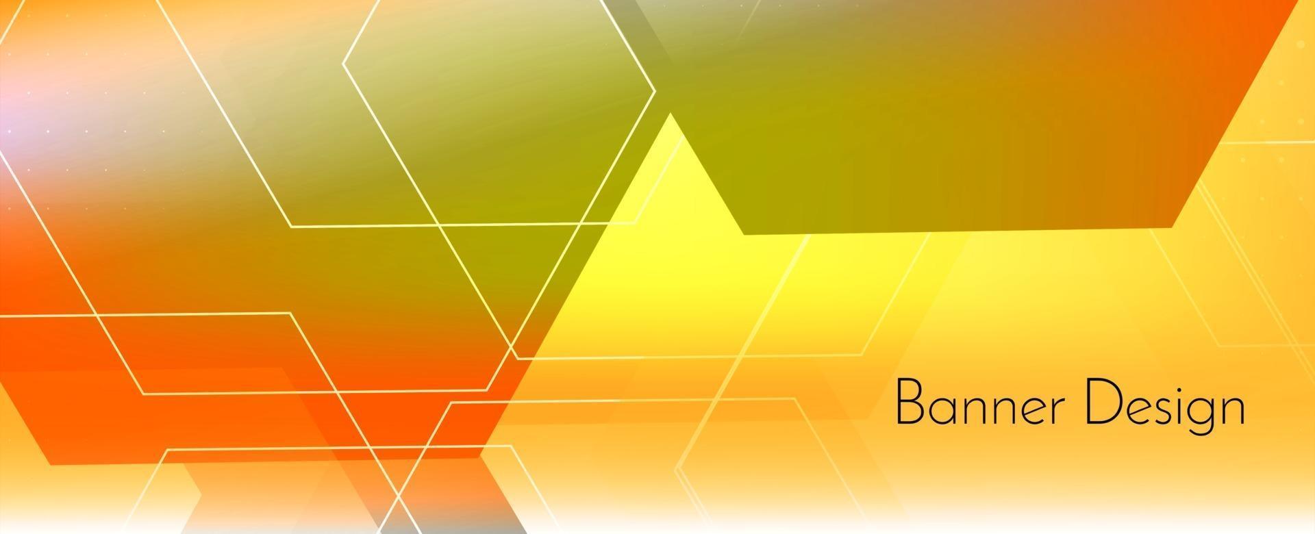 abstrakt ljus geometrisk dynamisk modern bakgrundsdesignbanner vektor