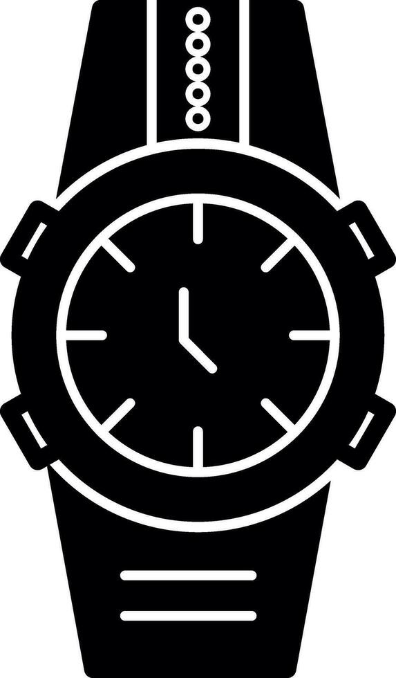 Armbanduhr-Vektor-Icon-Design vektor