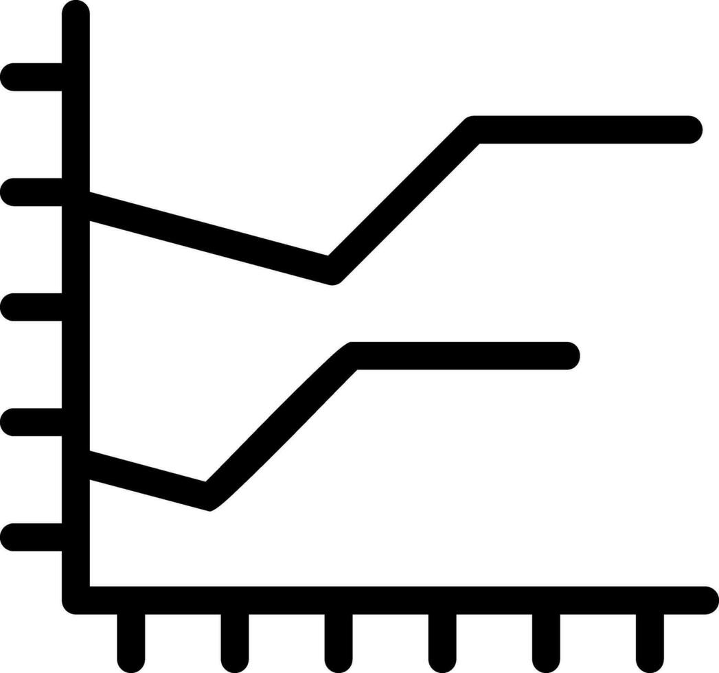 Diagramm-Vektor-Icon-Design vektor