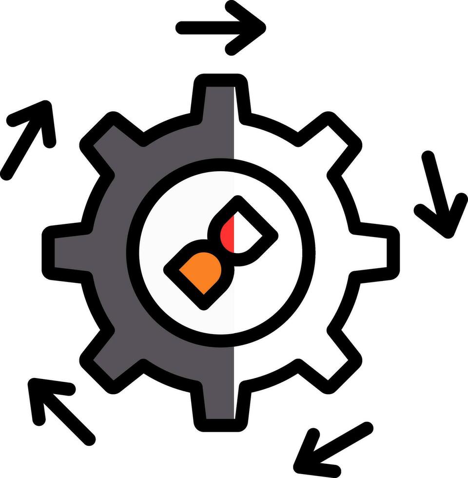 Arbeit im Fortschritt Vektor Symbol Design