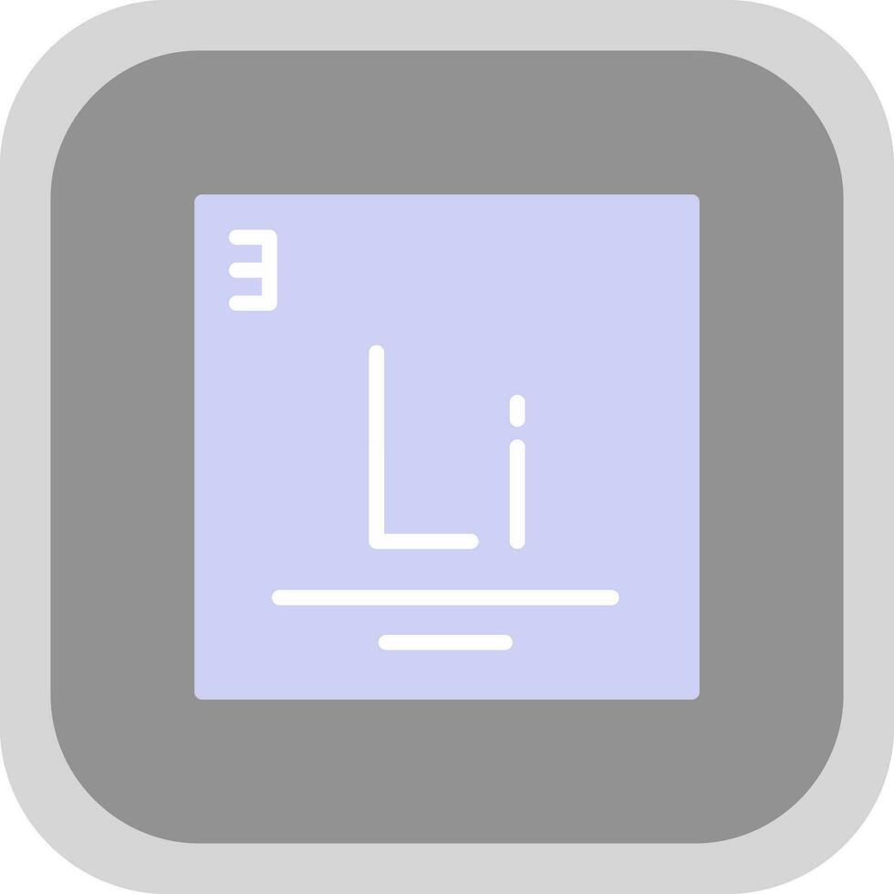 litium vektor ikon design