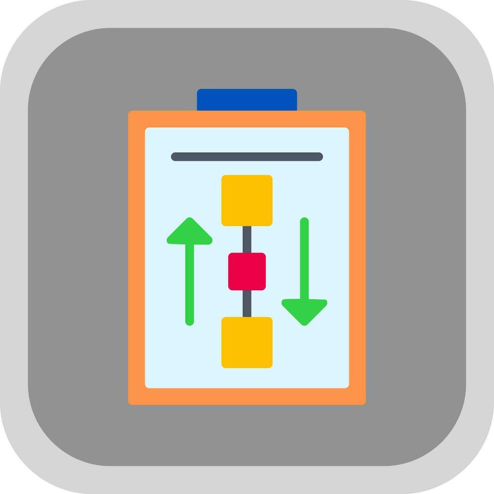 Workflow-Vektor-Icon-Design vektor