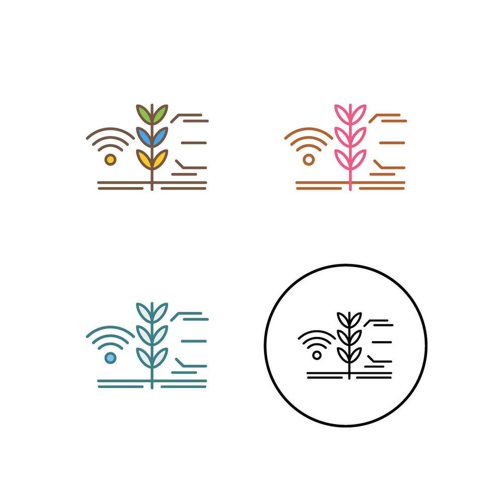 Smart-Farm-Vektor-Symbol vektor