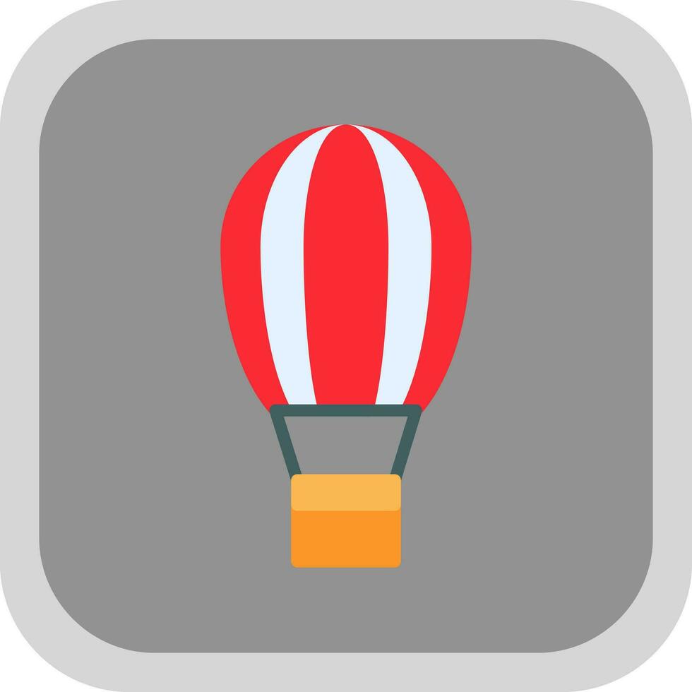 Heißluftballon-Vektor-Icon-Design vektor